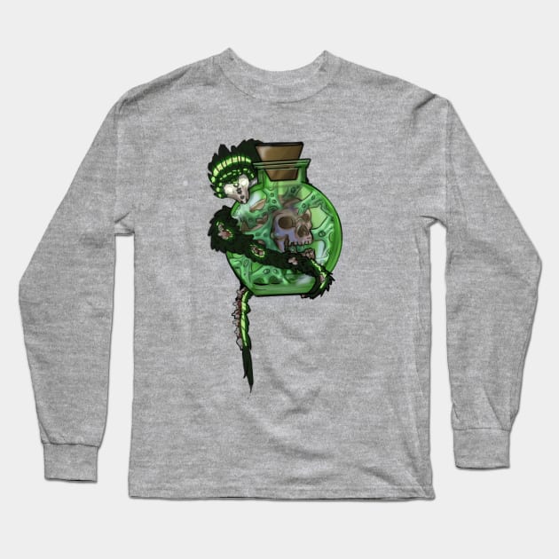 Witch doctor's potion Long Sleeve T-Shirt by TheNeutralDragon